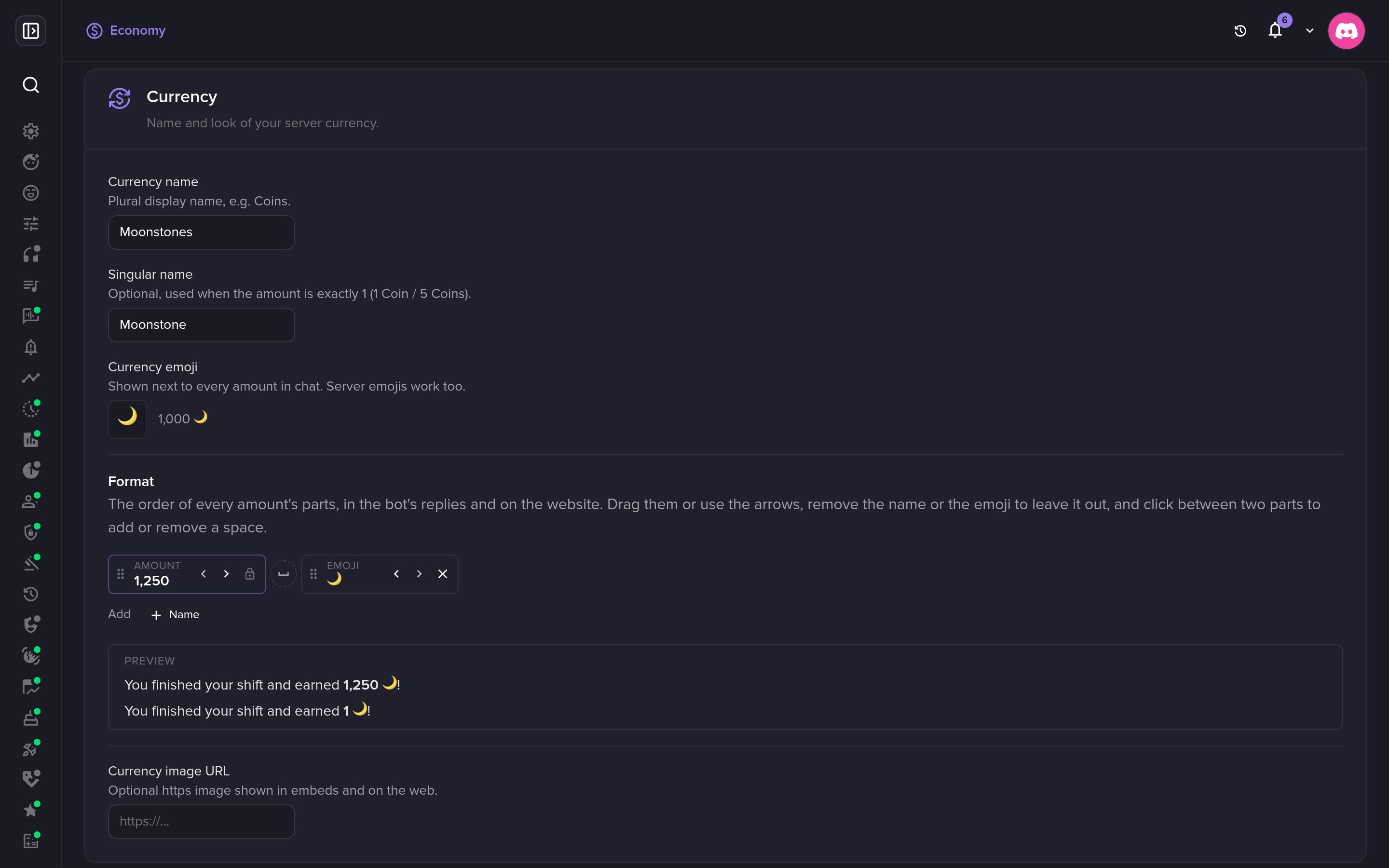 Prefer the emoji after the number? Change the format in two clicks.