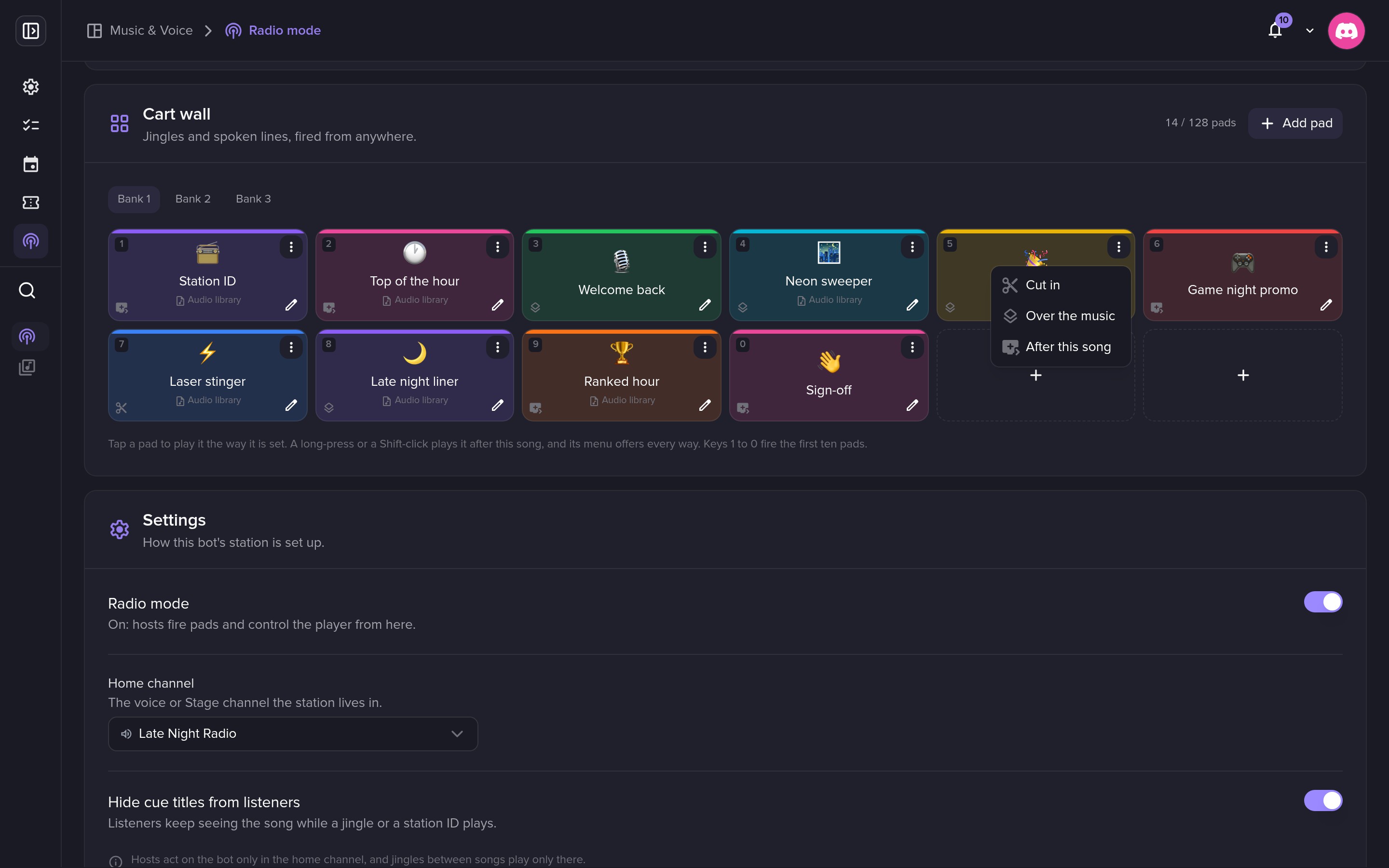 Režim rádia screenshot 3