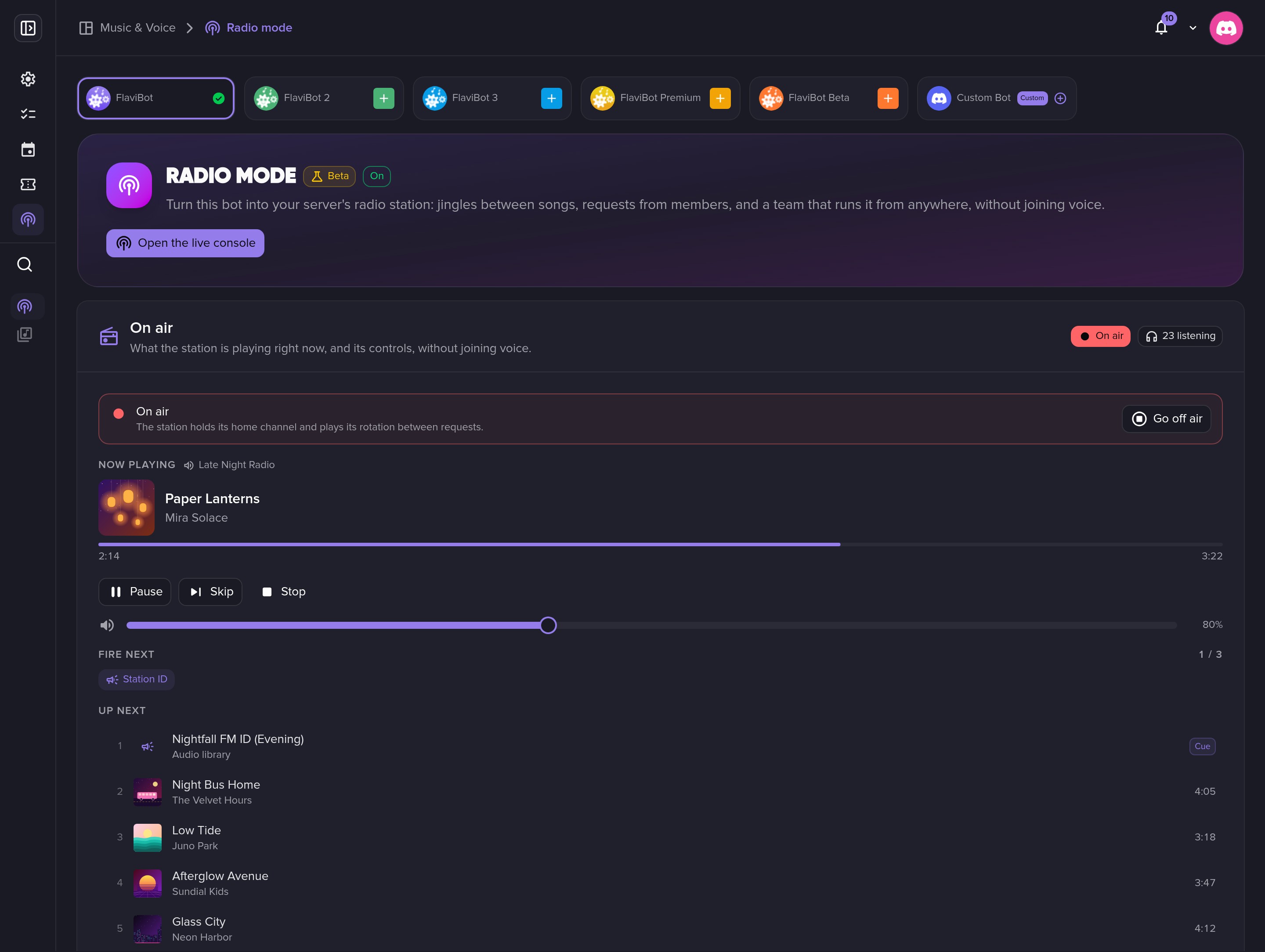 Režim rádia screenshot 1