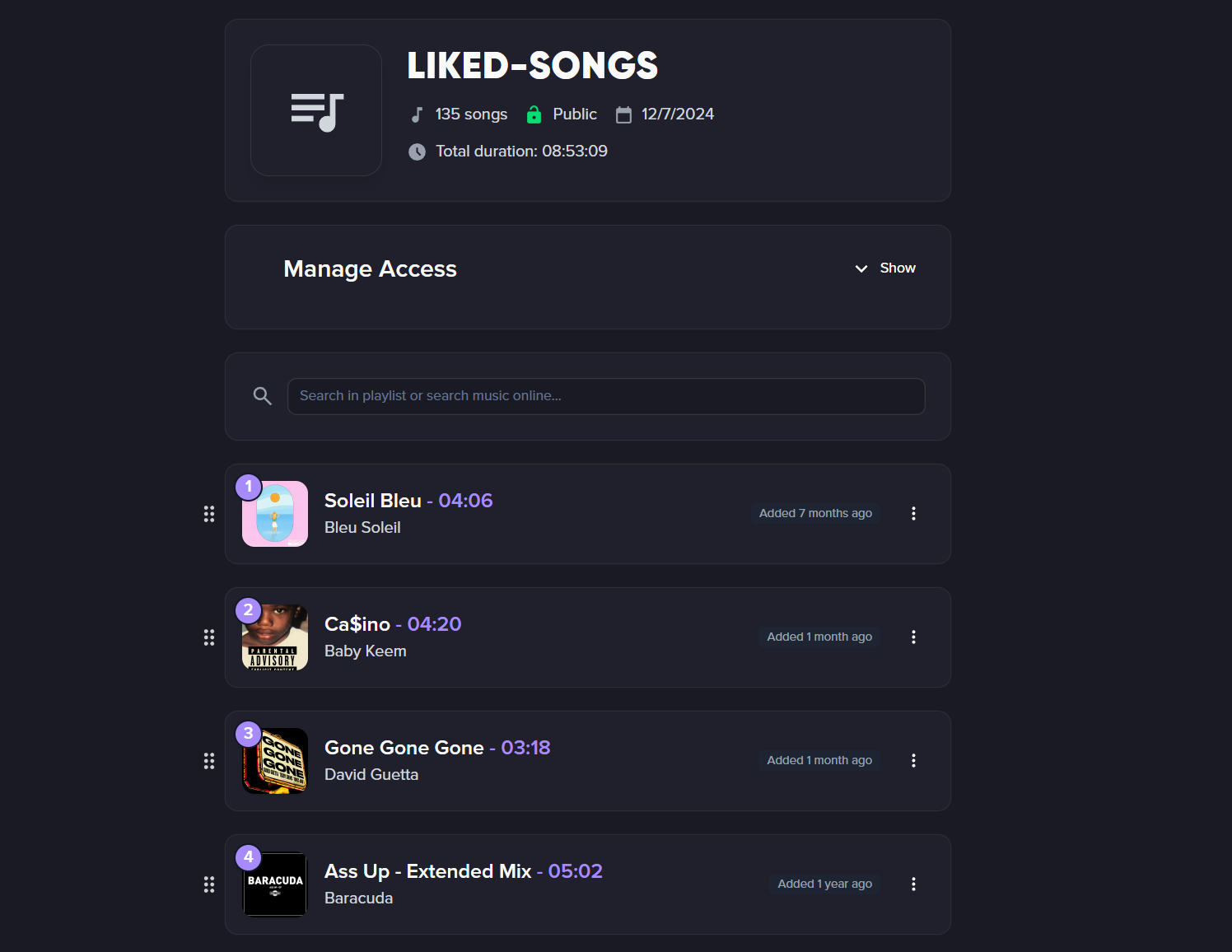 Music Player screenshot 4